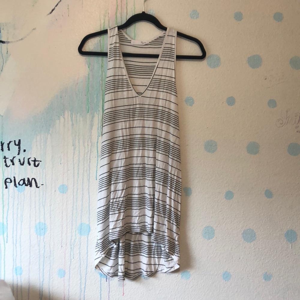 NWOT xl striped high low top from nordstrom rack